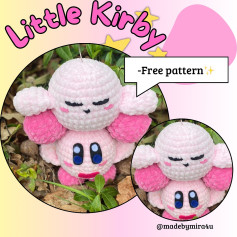 Free Crochet Pattern: Adorable Little Kirby Amigurumi