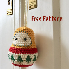 Free Crochet Pattern: Adorable Matryoshka Doll Ornament