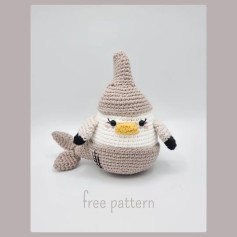 Free Crochet Pattern: Adorable Mermaid Bird Amigurumi