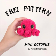 Free Crochet Pattern: Adorable Mini Octopus!
