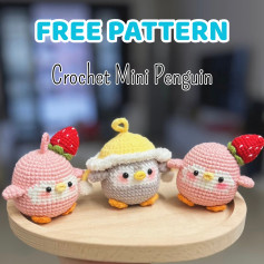 Free Crochet Pattern: Adorable Mini Penguins