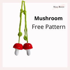 Free Crochet Pattern: Adorable Mushroom Amigurumi pattern