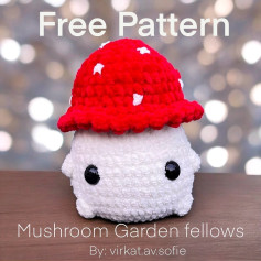 Free Crochet Pattern: Adorable Mushroom Amigurumi