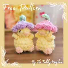 Free Crochet Pattern: Adorable Mushroom Chick Amigurumi