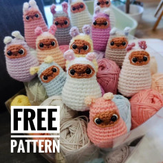 Free Crochet Pattern: Adorable Pastel Amigurumi