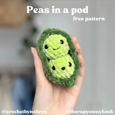Free Crochet Pattern: Adorable Peas in a Pod