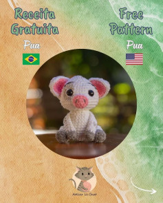 Free Crochet Pattern: Adorable Pig
