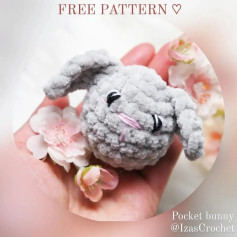 Free Crochet Pattern: Adorable Pocket Bunny