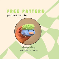 Free Crochet Pattern: Adorable Pocket Lottie