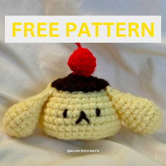 Free Crochet Pattern: Adorable Pudding Dog Amigurumi