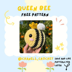 Free Crochet Pattern: Adorable Queen Bee Amigurumi
