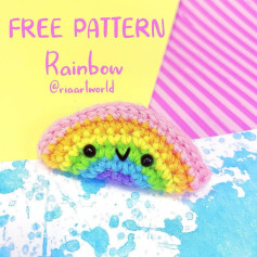 Free Crochet Pattern: Adorable Rainbow Amigurumi