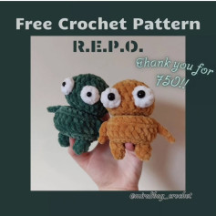 Free Crochet Pattern: Adorable R.E.P.O. Amigurumi