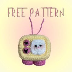 Free Crochet Pattern: Adorable Retro TV Amigurumi