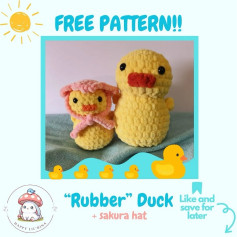 Free Crochet Pattern: Adorable Rubber Ducks!