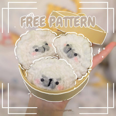 Free Crochet Pattern: Adorable Sheep Baozis