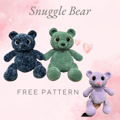 Free Crochet Pattern: Adorable Snuggle Bears!