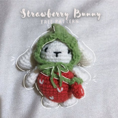 Free Crochet Pattern: Adorable Strawberry Bunny