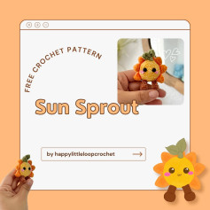 Free Crochet Pattern: Adorable Sun Sprout Amigurumi