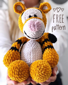 Free Crochet Pattern: Adorable Tigger Amigurumi