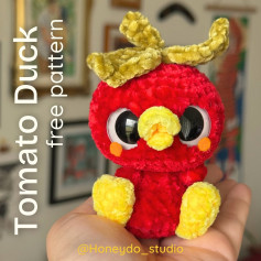 Free Crochet Pattern: Adorable Tomato Duck