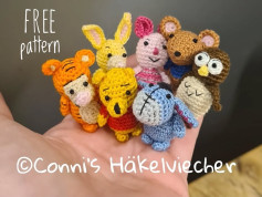 Free Crochet Pattern: Adorable Winnie the Pooh Friends