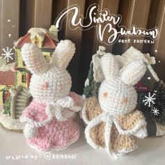 Free Crochet Pattern: Adorable Winter Bunnies