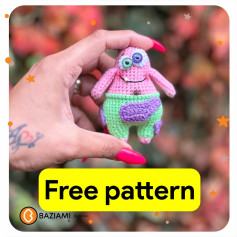 Free Crochet Pattern: Amigurumi Patrick Star