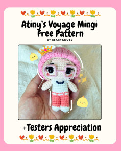Free Crochet Pattern: ATEEZ Mingi Amigurumi