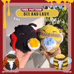 Free Crochet Pattern: Bee and Ladybug Amigurumi