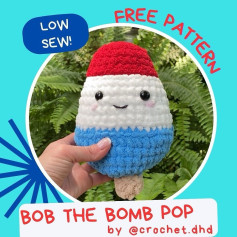 Free Crochet Pattern: Bob the Bomb Pop