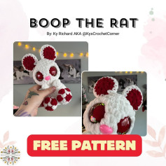 Free Crochet Pattern: Boop the Rat Amigurumi