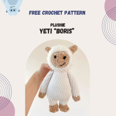 Free Crochet Pattern: Boris the Yeti