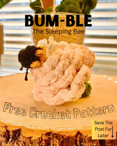 Free Crochet Pattern: Bumble the Sleeping Bee