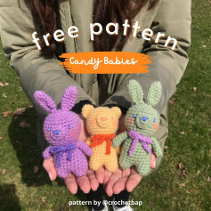 Free Crochet Pattern: Candy Babies