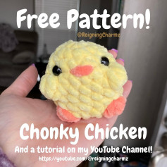 Free Crochet Pattern: Chonky Chicken Amigurumi