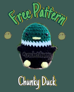 Free Crochet Pattern: Chunky Duck Amigurumi