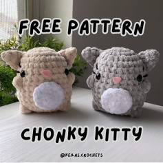 Free Crochet Pattern: Chunky Kitty Amigurumi