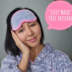 Free Crochet Pattern: Cozy Sleep Mask