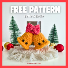 Free Crochet Pattern: Cute Christmas Bells