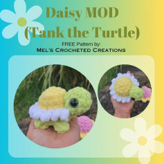 Free Crochet Pattern: Daisy MOD Tank the Turtle