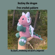 Free Crochet Pattern: Destiny the Dragon