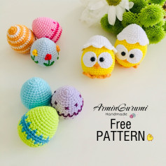 Free Crochet Pattern: Easter Eggs & Chicks
