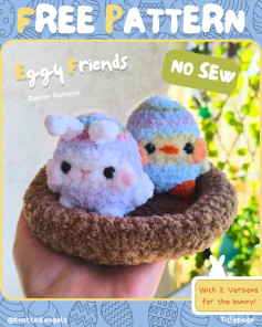 Free Crochet Pattern: Easter Eggy Friends