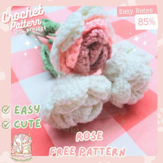 Free Crochet Pattern: Easy & Cute Roses
