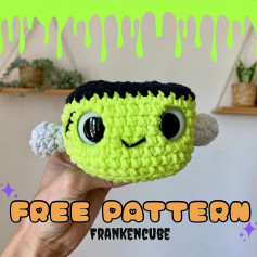 Free Crochet Pattern: Frankencube Amigurumi