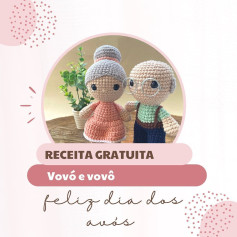 Free Crochet Pattern: Granny & Grandpa Amigurumi