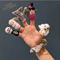 Free Crochet Pattern: Halloween Finger Puppets