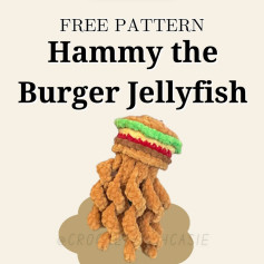Free Crochet Pattern: Hammy the Burger Jellyfish