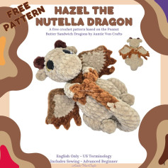 Free Crochet Pattern: Hazel the Nutella Dragon